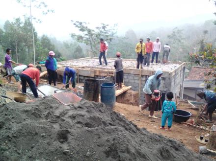 Gotong Royong Sambatan Merupakan Tradisi Turun menurun dalam Masyarakat Desa Puyung