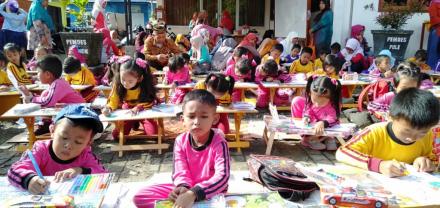 Giat Paud Dharma Bakti Desa Puyung Dalam Rangka Hari Anak Nasional